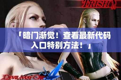 「暗门渐觉！查看最新代码入口特别方法！」