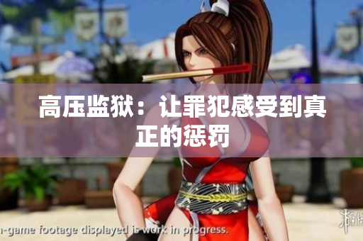 高压监狱：让罪犯感受到真正的惩罚