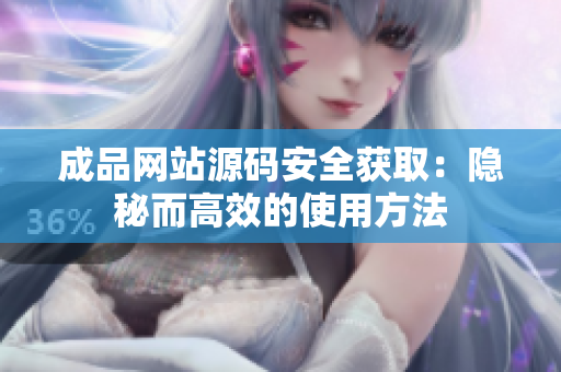 成品网站源码安全获取：隐秘而高效的使用方法