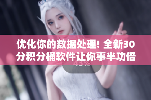 优化你的数据处理! 全新30分积分桶软件让你事半功倍