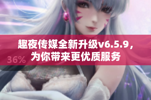 趣夜传媒全新升级v6.5.9，为你带来更优质服务