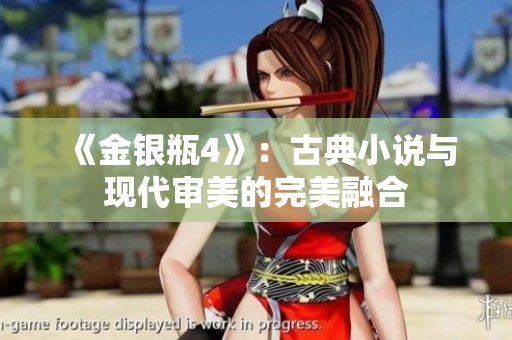 《金银瓶4》：古典小说与现代审美的完美融合