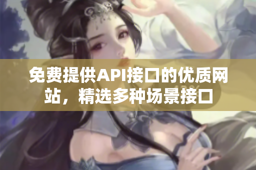免费提供API接口的优质网站，精选多种场景接口