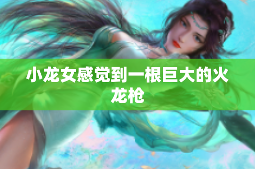 小龙女感觉到一根巨大的火龙枪