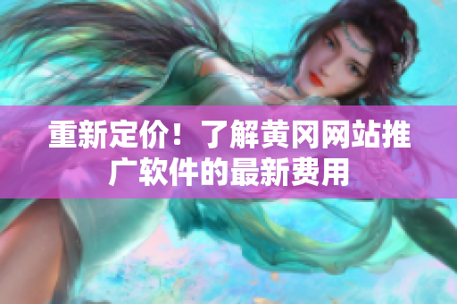 重新定价！了解黄冈网站推广软件的最新费用