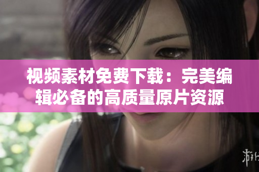 视频素材免费下载：完美编辑必备的高质量原片资源