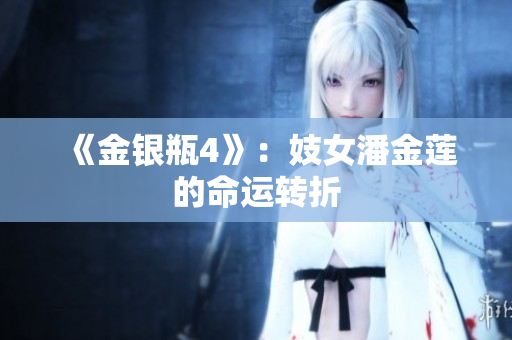 《金银瓶4》：妓女潘金莲的命运转折