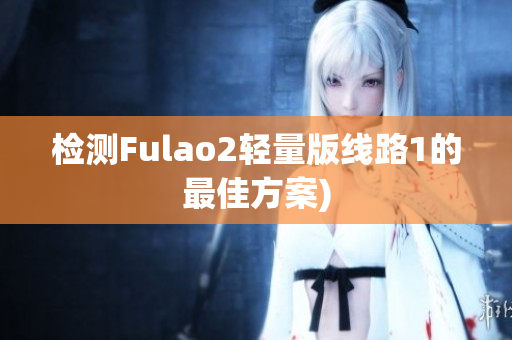 检测Fulao2轻量版线路1的最佳方案)