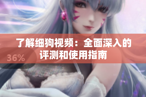 了解细狗视频：全面深入的评测和使用指南