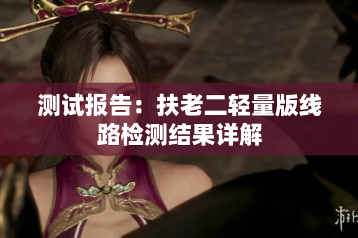 测试报告：扶老二轻量版线路检测结果详解
