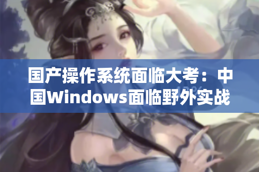 国产操作系统面临大考：中国Windows面临野外实战