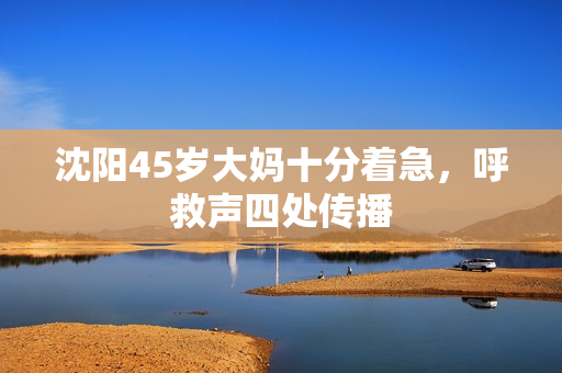 沈阳45岁大妈十分着急，呼救声四处传播
