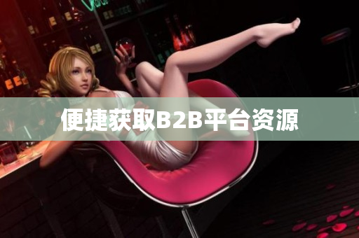 便捷获取B2B平台资源