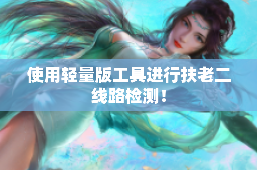 使用轻量版工具进行扶老二线路检测！