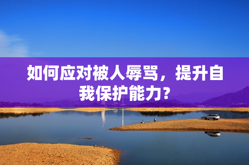 如何应对被人辱骂，提升自我保护能力？