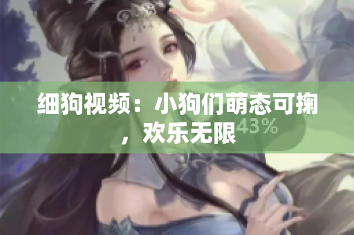 细狗视频：小狗们萌态可掬，欢乐无限