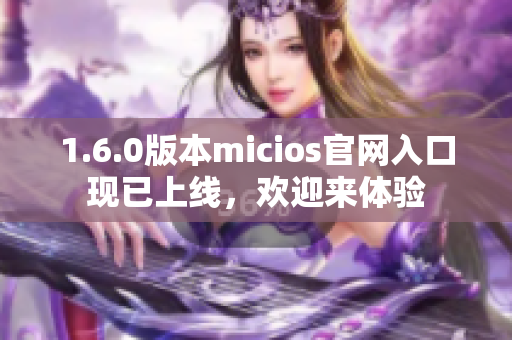 1.6.0版本micios官网入口现已上线，欢迎来体验