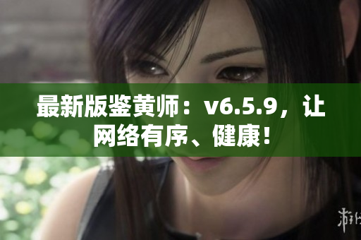 最新版鉴黄师：v6.5.9，让网络有序、健康！