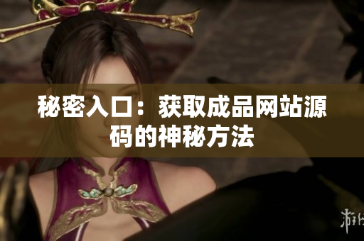 秘密入口：获取成品网站源码的神秘方法