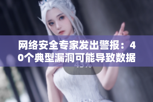 网络安全专家发出警报：40个典型漏洞可能导致数据泄露