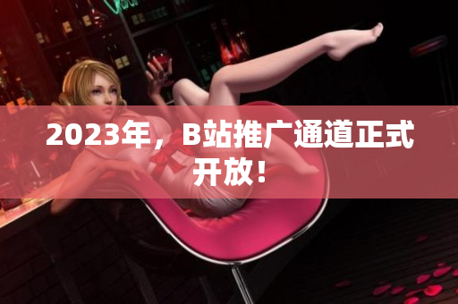 2023年，B站推广通道正式开放！