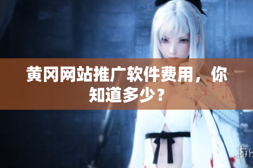 黄冈网站推广软件费用，你知道多少？