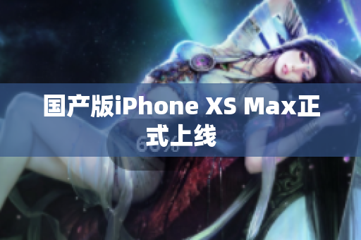 国产版iPhone XS Max正式上线