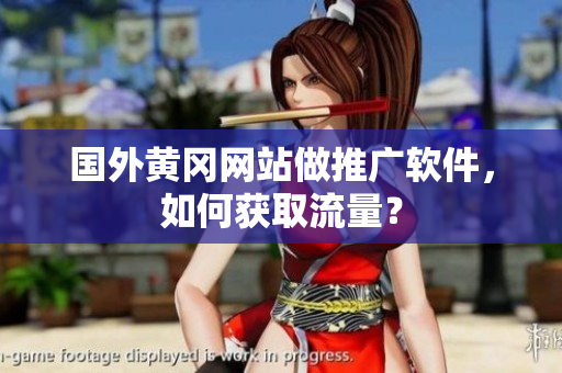 国外黄冈网站做推广软件，如何获取流量？