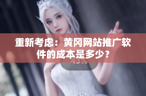 重新考虑：黄冈网站推广软件的成本是多少？