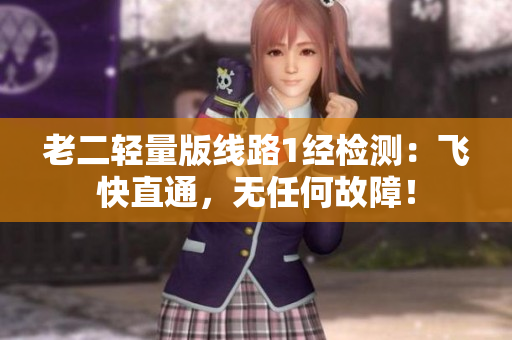 老二轻量版线路1经检测：飞快直通，无任何故障！