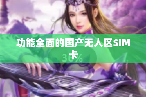 功能全面的国产无人区SIM卡