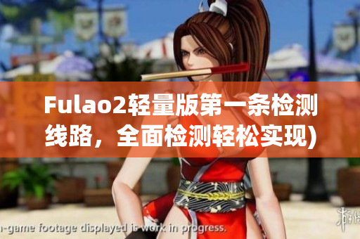 Fulao2轻量版第一条检测线路，全面检测轻松实现)