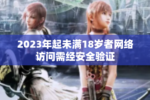 2023年起未满18岁者网络访问需经安全验证