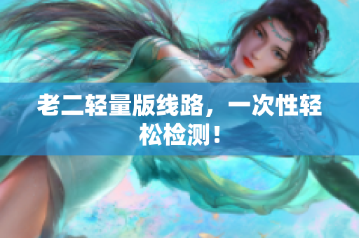 老二轻量版线路，一次性轻松检测！