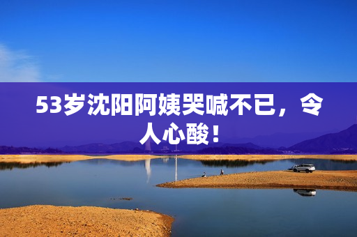 53岁沈阳阿姨哭喊不已，令人心酸！