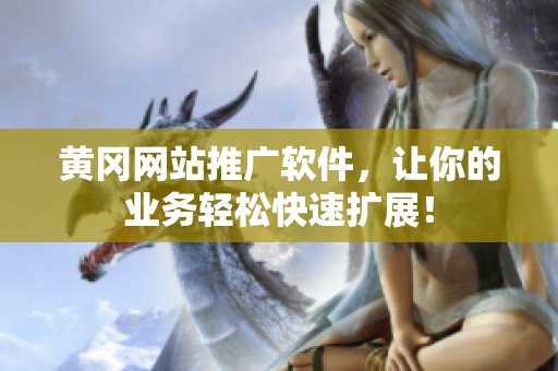 黄冈网站推广软件，让你的业务轻松快速扩展！