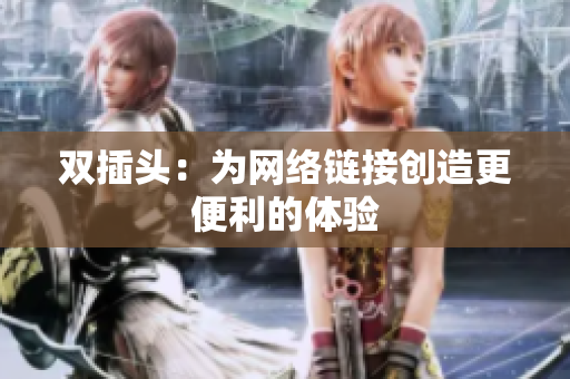 双插头：为网络链接创造更便利的体验
