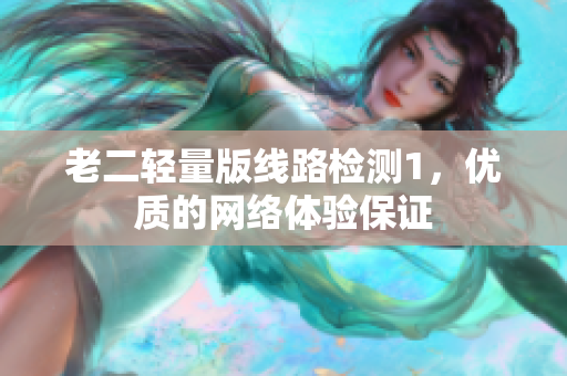老二轻量版线路检测1，优质的网络体验保证