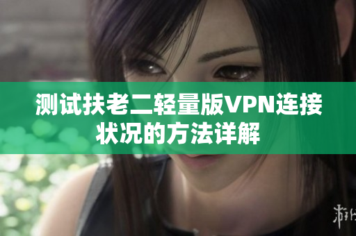 测试扶老二轻量版VPN连接状况的方法详解
