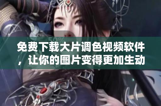 免费下载大片调色视频软件，让你的图片变得更加生动！