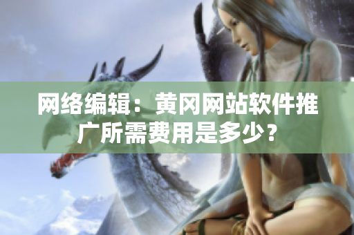 网络编辑：黄冈网站软件推广所需费用是多少？