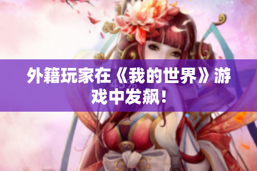 外籍玩家在《我的世界》游戏中发飙！