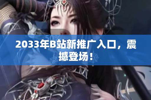 2033年B站新推广入口，震撼登场！