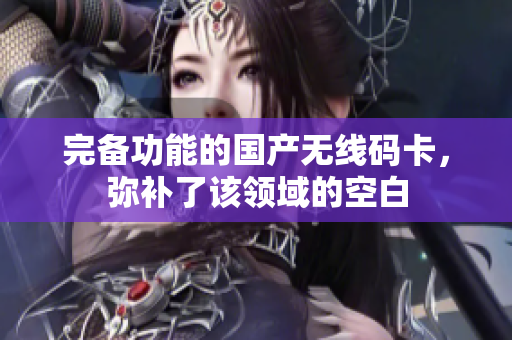 完备功能的国产无线码卡，弥补了该领域的空白