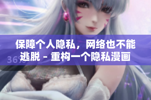 保障个人隐私，网络也不能逃脱 – 重构一个隐私漫画