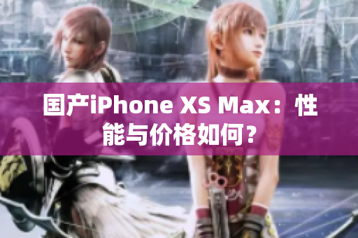 国产iPhone XS Max：性能与价格如何？