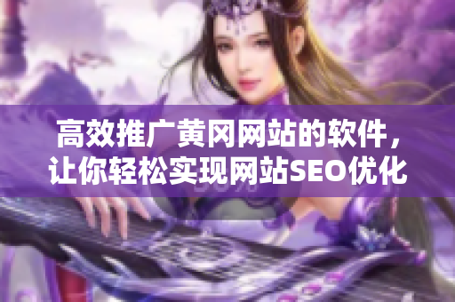 高效推广黄冈网站的软件，让你轻松实现网站SEO优化