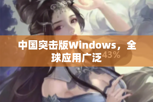 中国突击版Windows，全球应用广泛