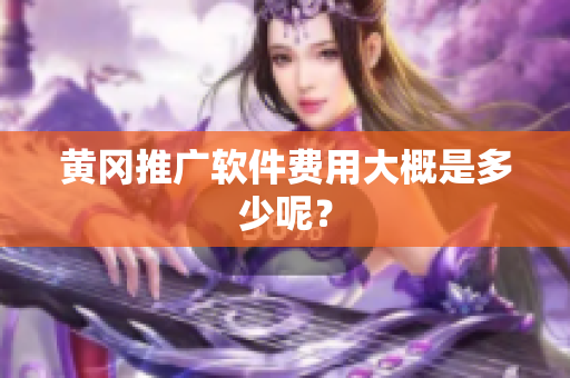 黄冈推广软件费用大概是多少呢？