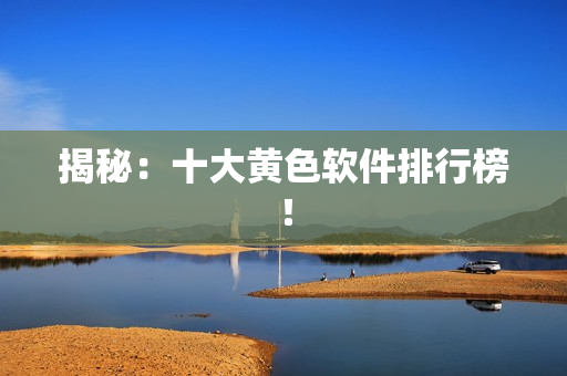 揭秘：十大黄色软件排行榜！